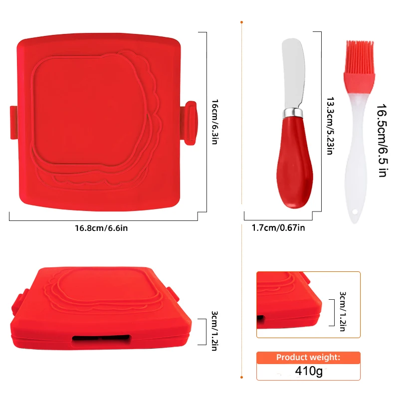3pack Food Grade Sandwich Toas - огляд і ціна Toaster