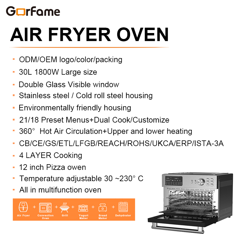 Extra Large 30L Capacity Chick - огляд і ціна Air Fryer