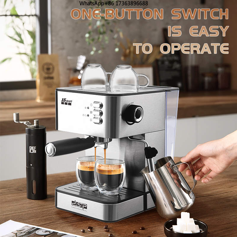 DSP 15 Bar Espresso Coffee Mak - огляд і ціна Coffee Maker