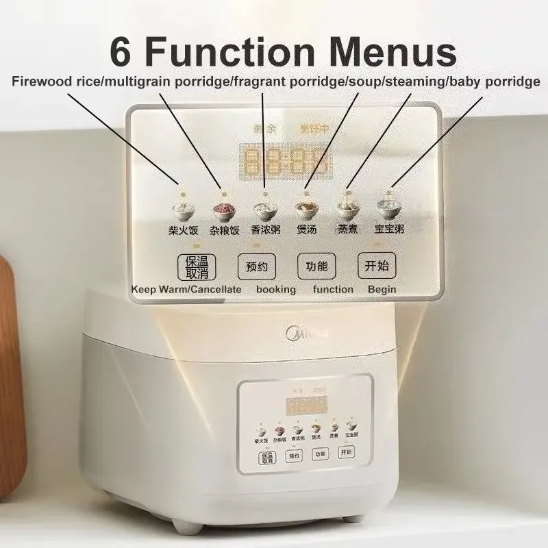 Midea Healthy Rice Cooker 3L N - огляд і ціна Rice Cooker