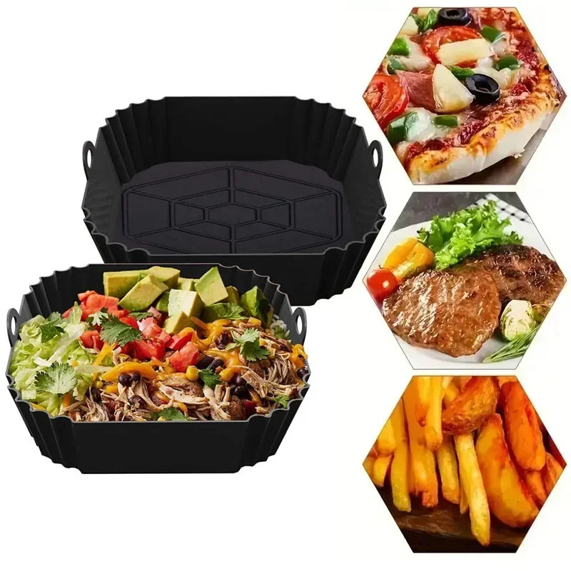 1PC Silicone Air Fryer Basket, - огляд і ціна Air Fryer