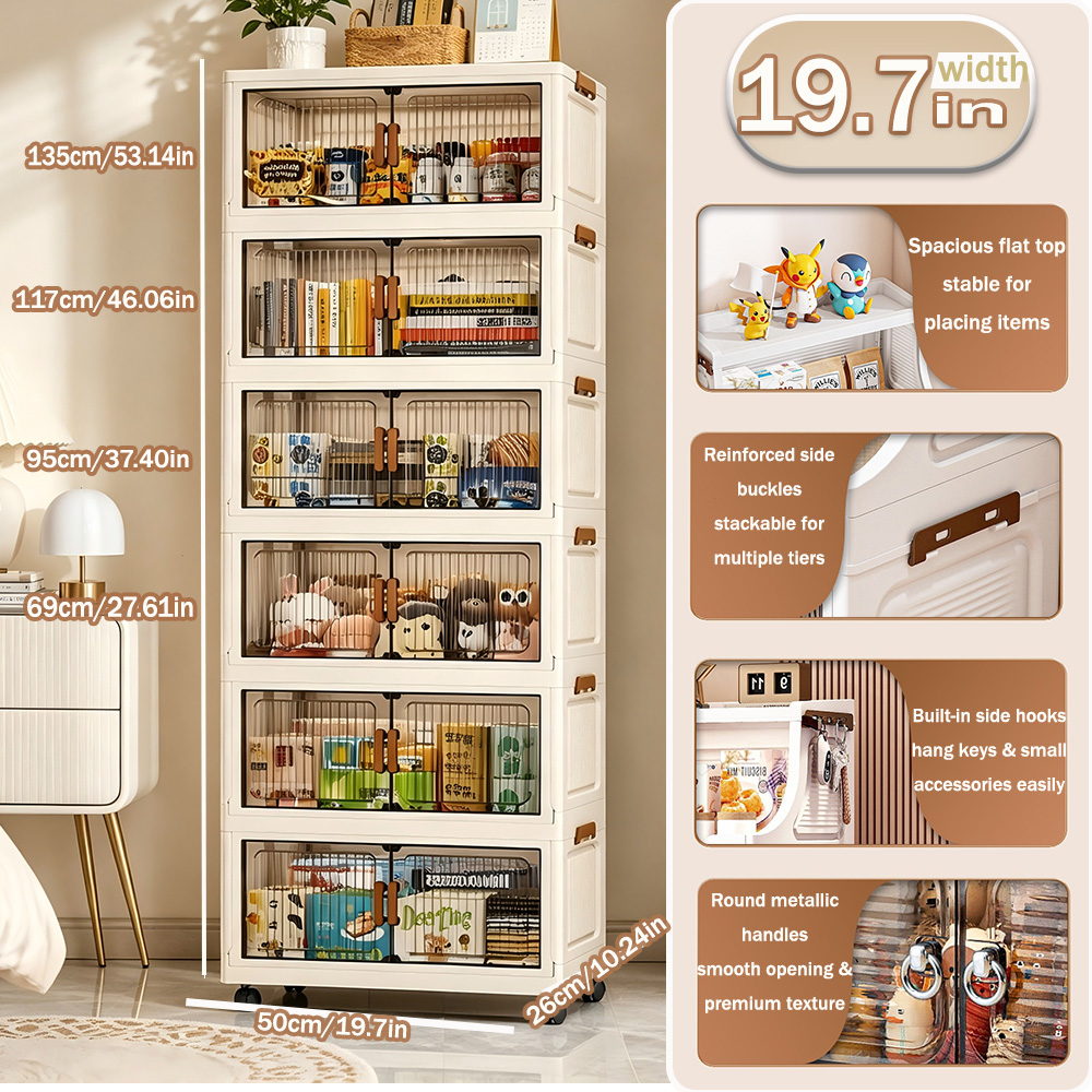 19.7in 3/4/5/6-Tier Foldable S - огляд і ціна Kitchen Appliances Cabinet