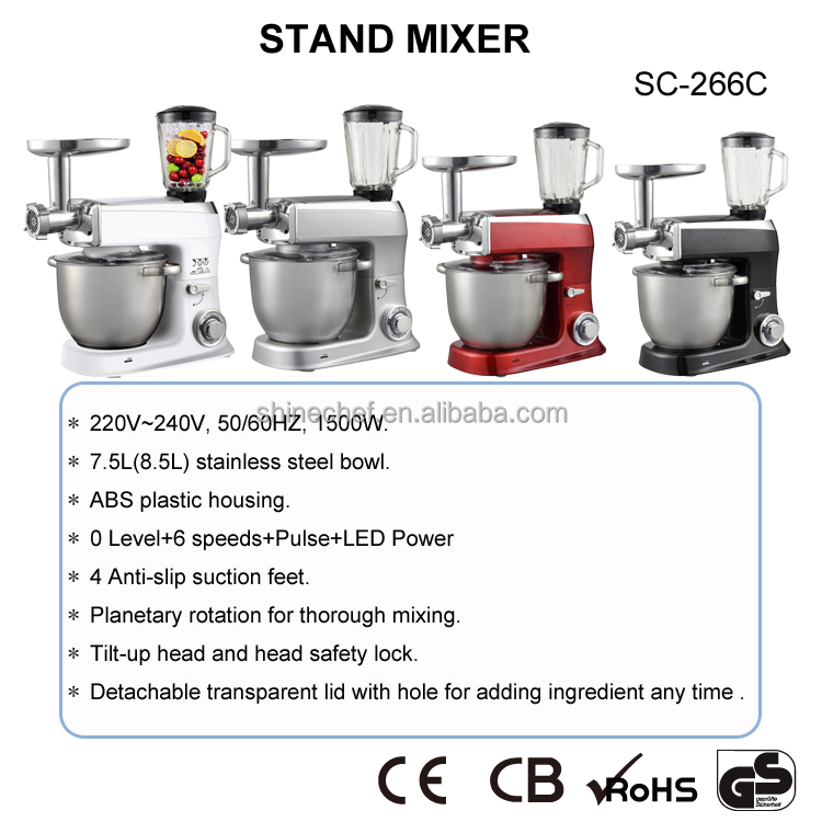 Electric 7.5L 8.5L Dough Mixer - огляд і ціна Stand Mixer