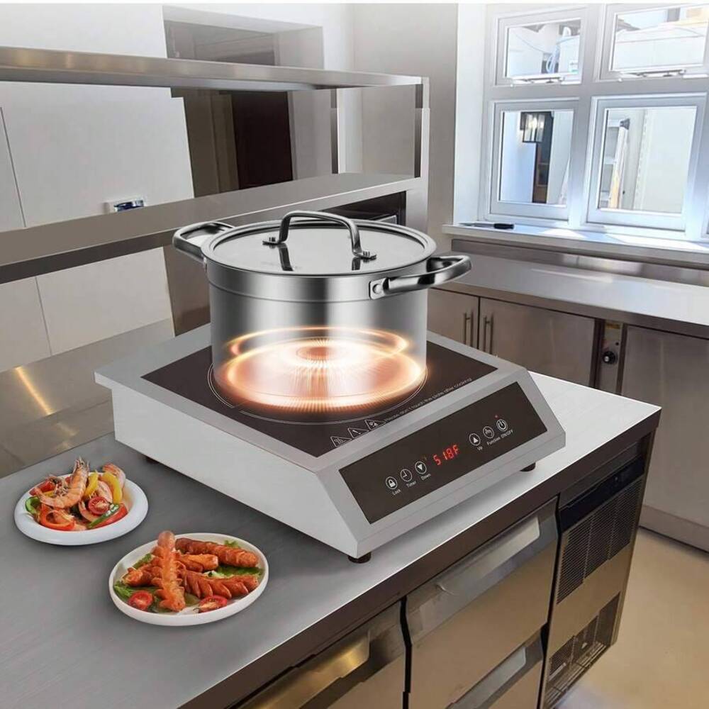 Portable Cooktop, 1800W Commer - огляд і ціна Induction Cooktop Portable