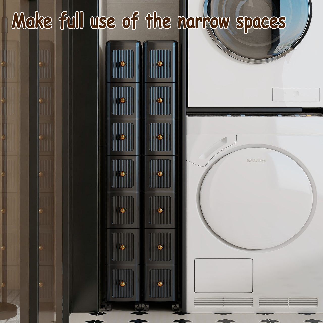 15CM Narrow Gap Drawer Storage - огляд і ціна Kitchen Appliances Cabinet