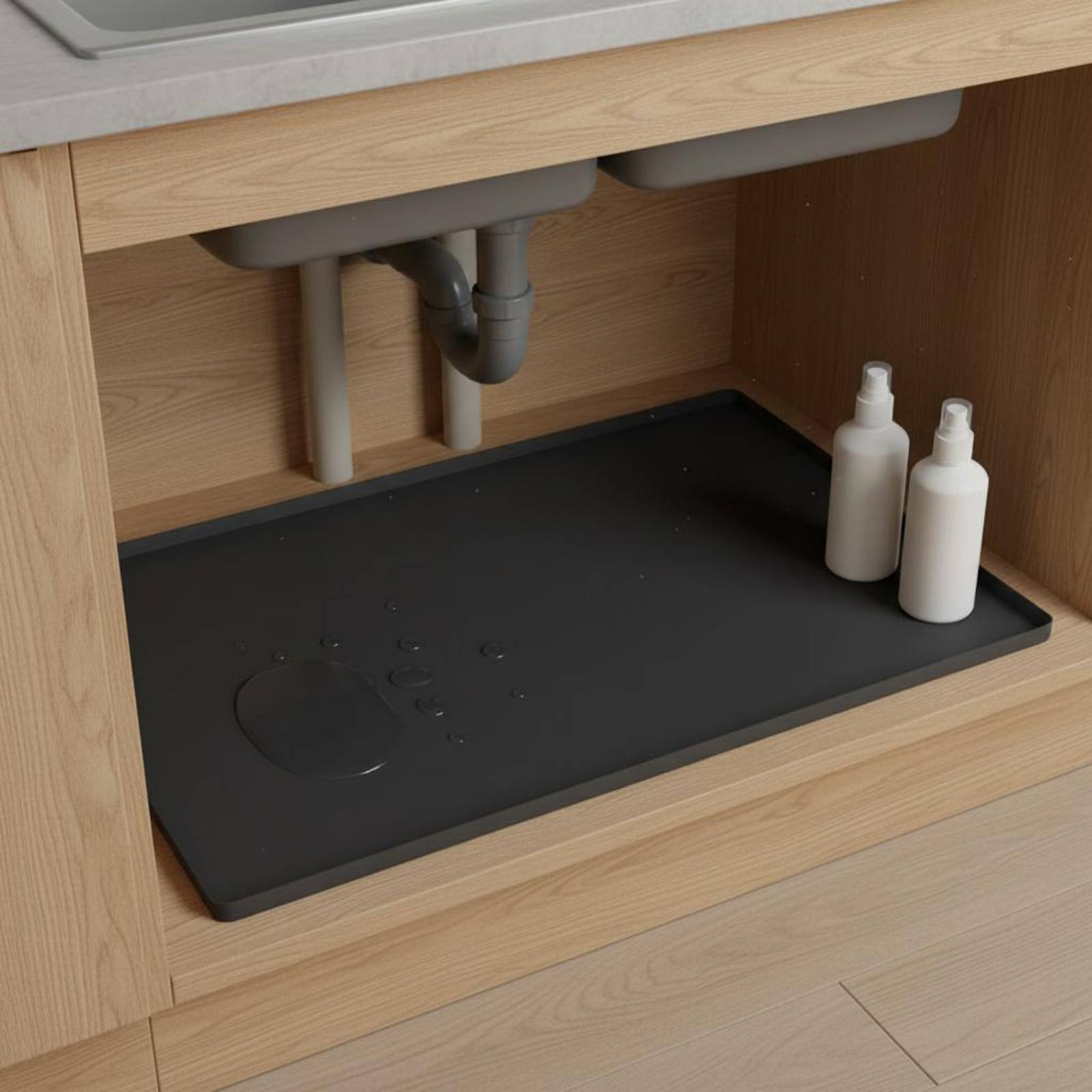 Waterproof Under Sink Mat Easy - огляд і ціна Kitchen Appliances Cabinet