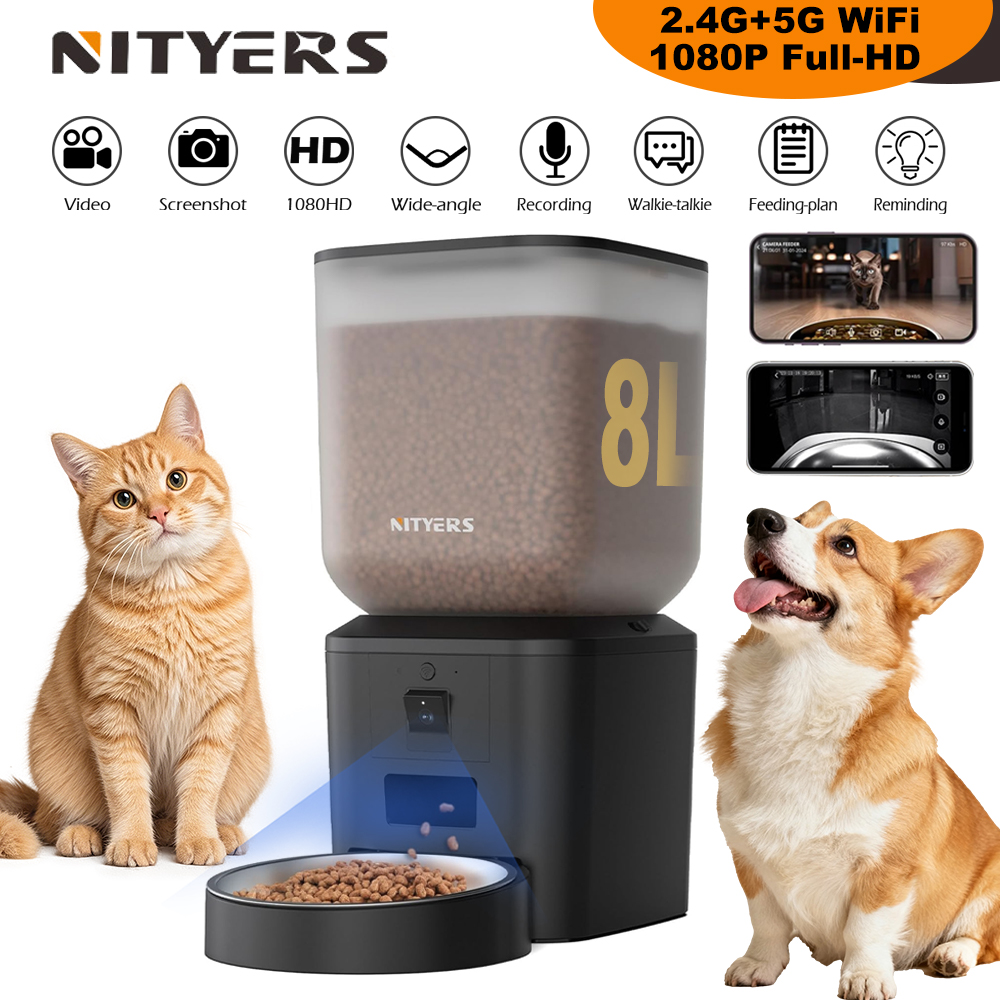 Nityers 8L Automatic Cat Feede - огляд і ціна Kitchen Appliances Video