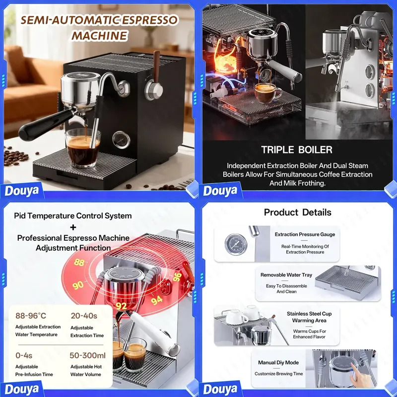 CAFOVO E120 Semi-automatic Esp - огляд і ціна Coffee Maker